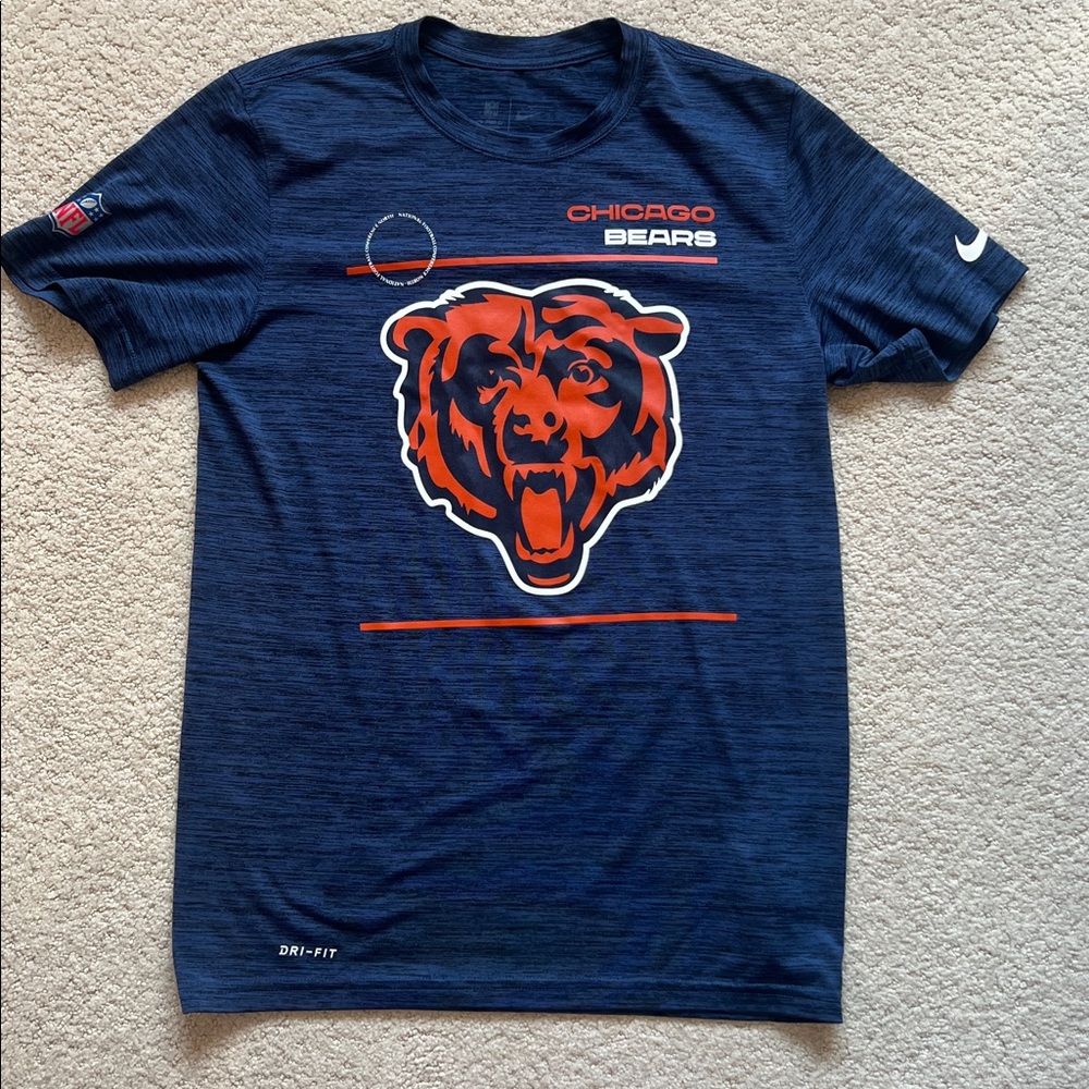Nike Navy Blue Chicago Bears T-Shirt